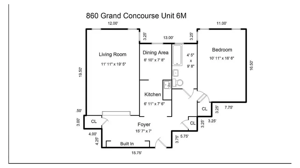 Unit for sale at 860 GRAND CONCOURSE, Bronx, NY 10451