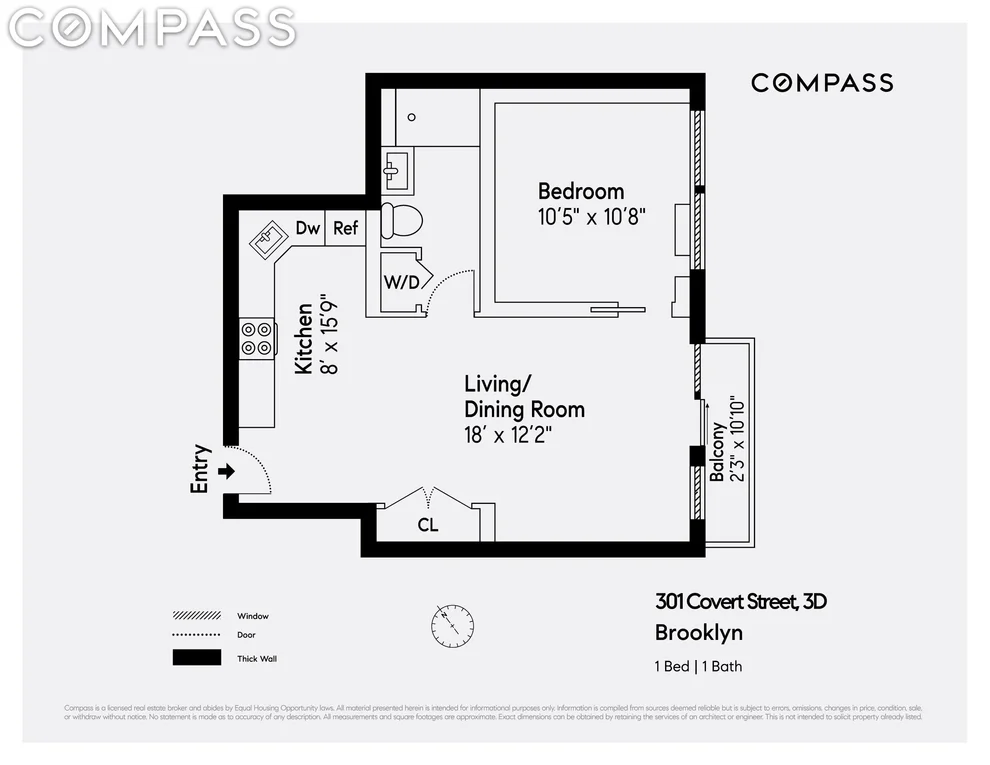 Unit for sale at 301 Covert Street, Brooklyn, NY 11237