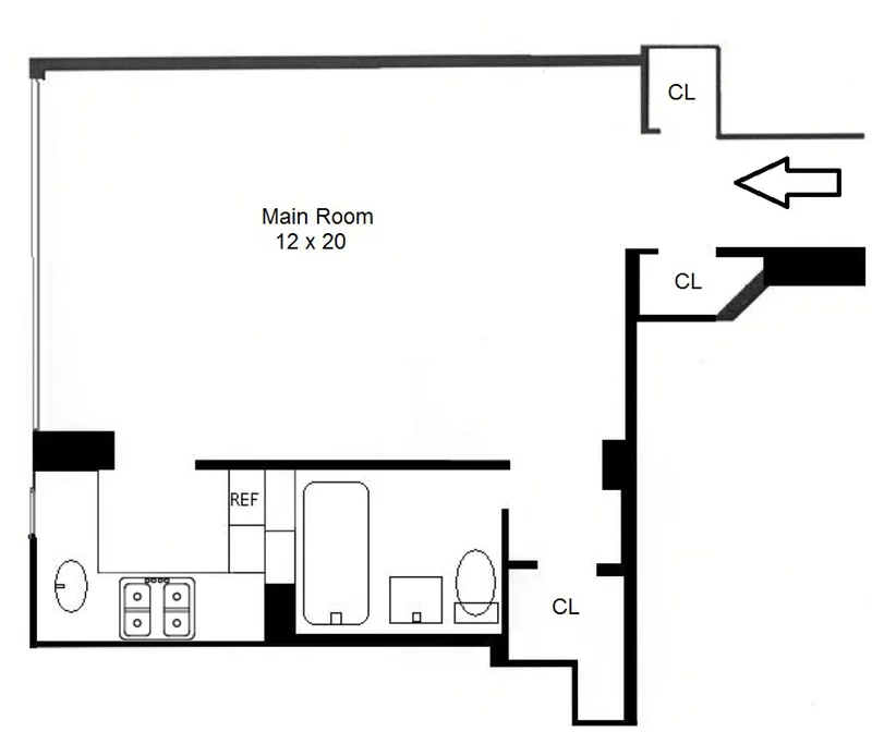 Unit for sale at 201 W 21ST Street, Manhattan, NY 10011