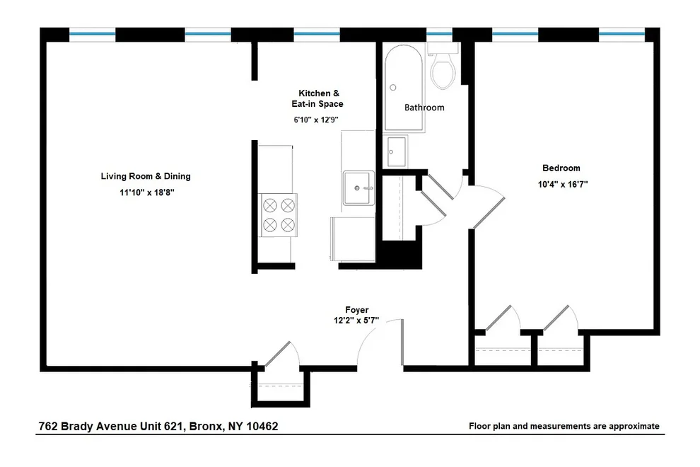 Unit for sale at 762 BRADY Avenue, Bronx, NY 10462