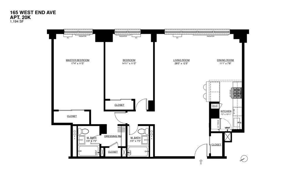 Unit for sale at 165 W End Avenue, Manhattan, NY 10023
