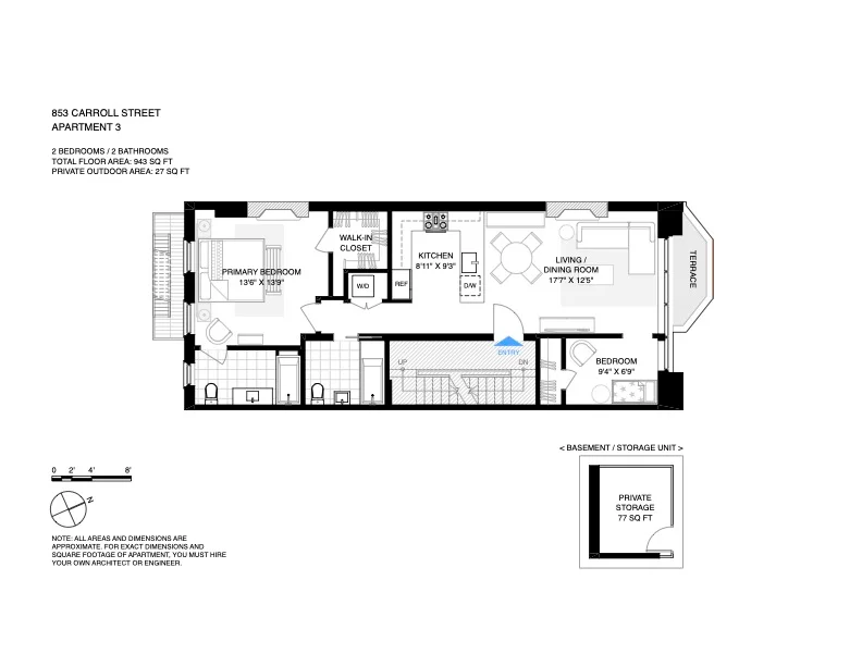 Unit for sale at 853 CARROLL Street, Brooklyn, NY 11215
