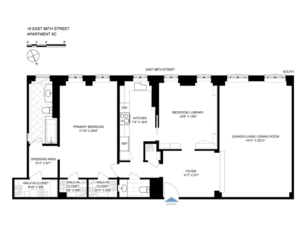 Unit for sale at 19 E 88TH Street, Manhattan, NY 10128