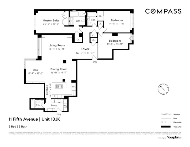 Unit for sale at 11 5th Avenue, Manhattan, NY 10003