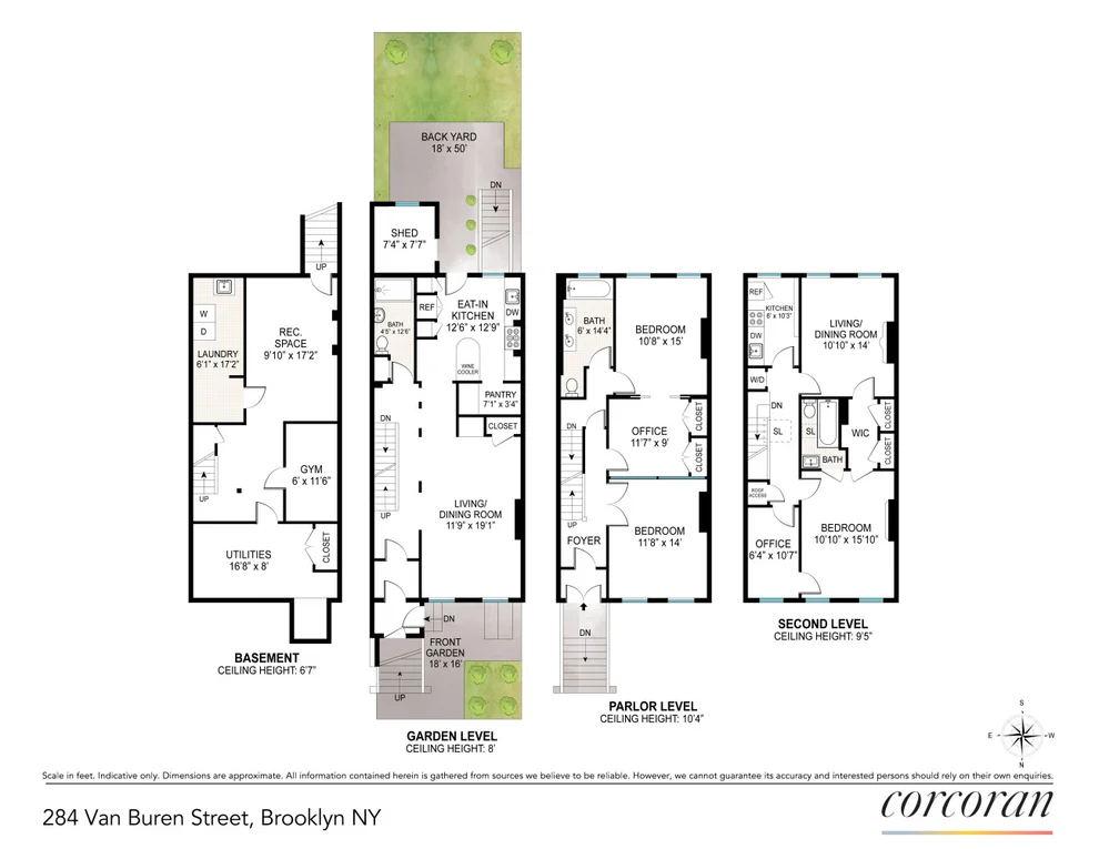 Unit for sale at 284 VAN BUREN Street, Brooklyn, NY 11221