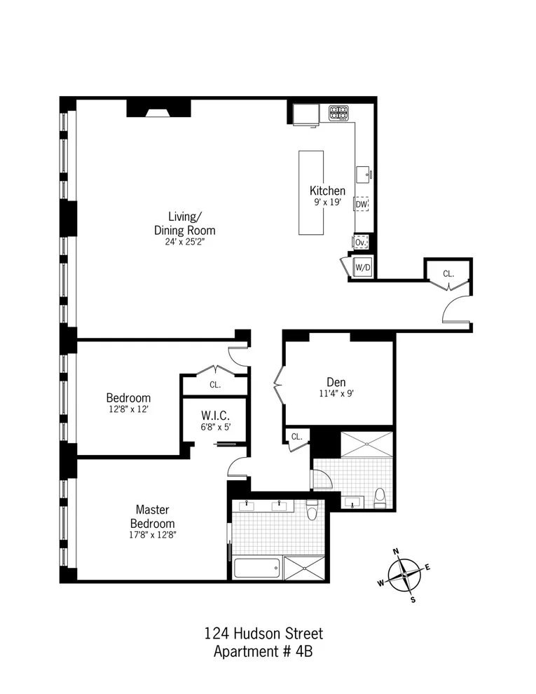 Unit for sale at 124 HUDSON Street, Manhattan, NY 10013