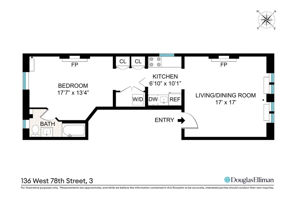 Unit for sale at 136 W 78TH Street, Manhattan, NY 10024