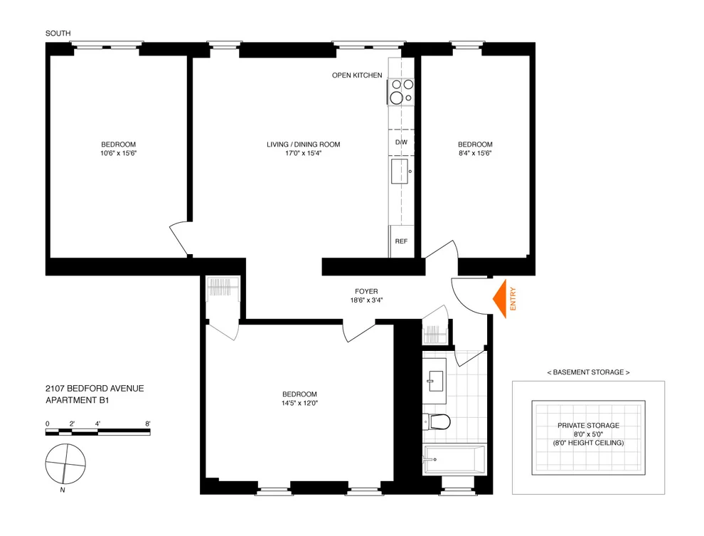 Unit for sale at 2107 BEDFORD Avenue, Brooklyn, NY 11226