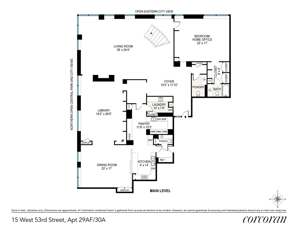 Unit for sale at 15 W 53RD Street, Manhattan, NY 10019