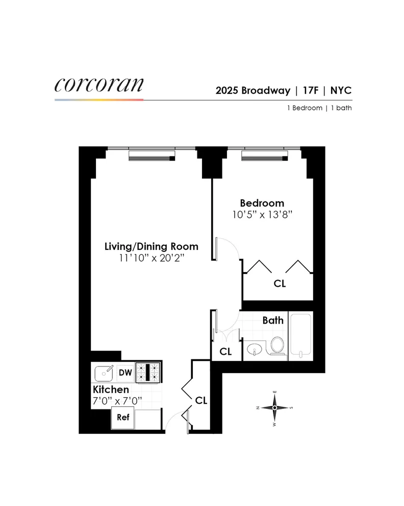 Unit for sale at 2025 BROADWAY, Manhattan, NY 10023