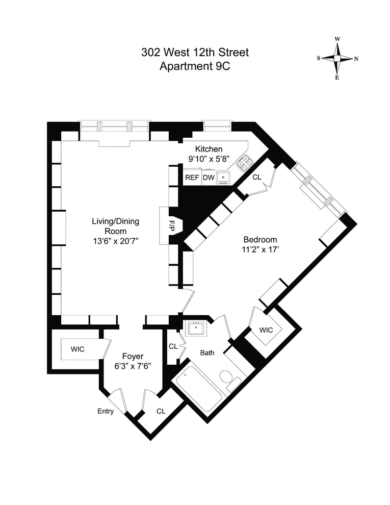 Unit for sale at 302 W 12TH Street, Manhattan, NY 10014