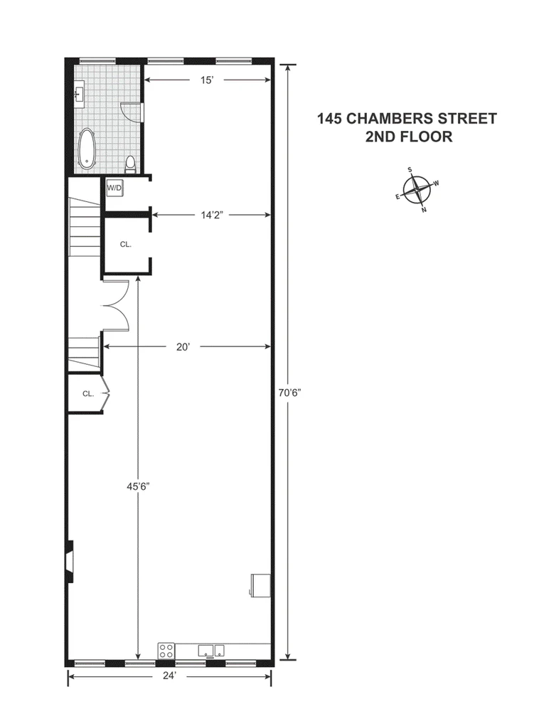 Unit for sale at 145 Chambers Street, Manhattan, NY 10007