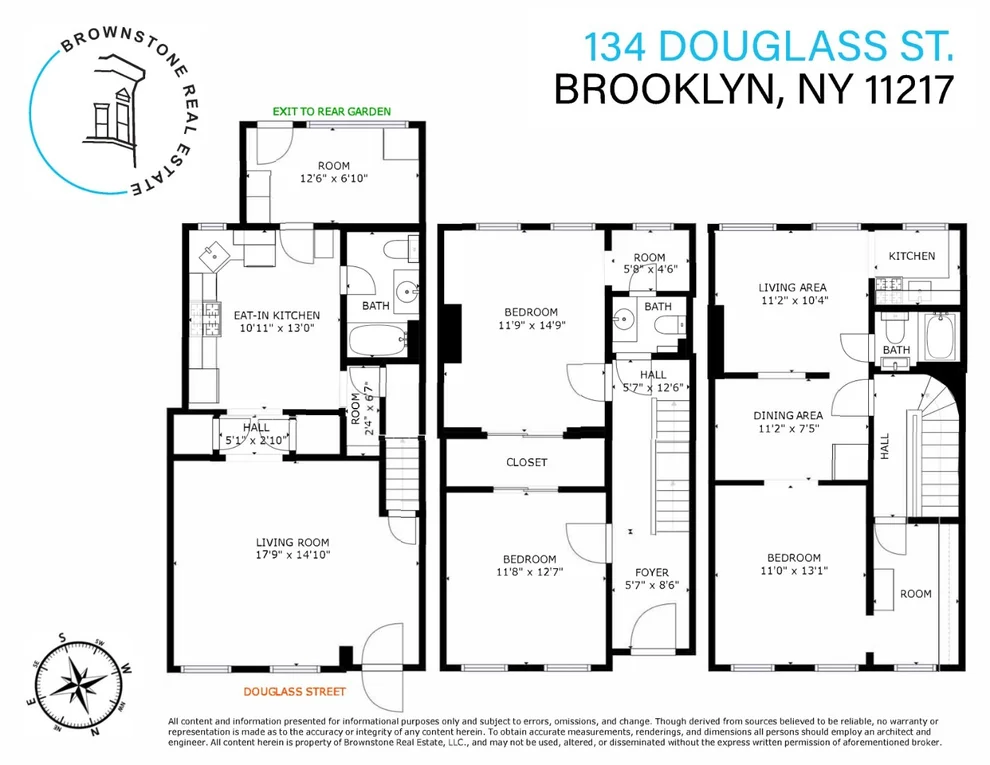 Unit for sale at 134 Douglass Street, Brooklyn, NY 11217