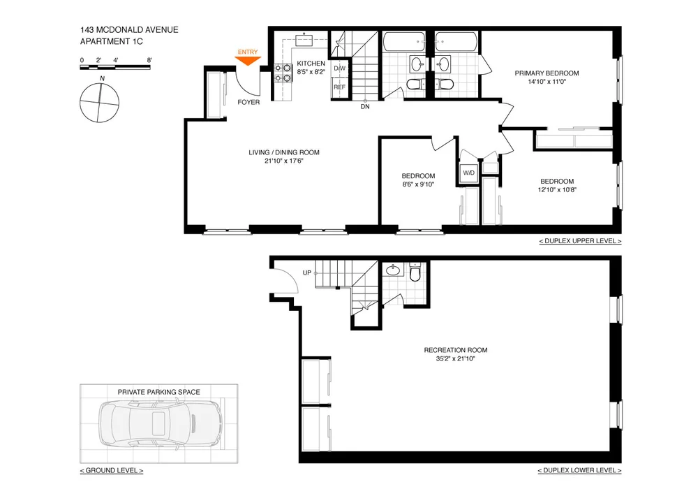 Unit for sale at 143 MCDONALD Avenue, Brooklyn, NY 11218