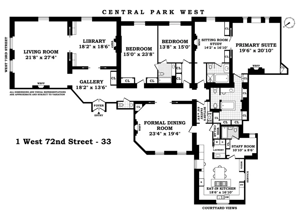 Unit for sale at 1 W 72ND Street, Manhattan, NY 10023