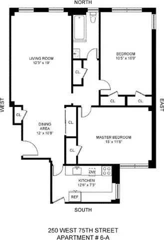 Unit for sale at 250 W 75th Street, Manhattan, NY 10023