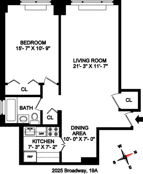 Unit for sale at 2025 BROADWAY, Manhattan, NY 10023