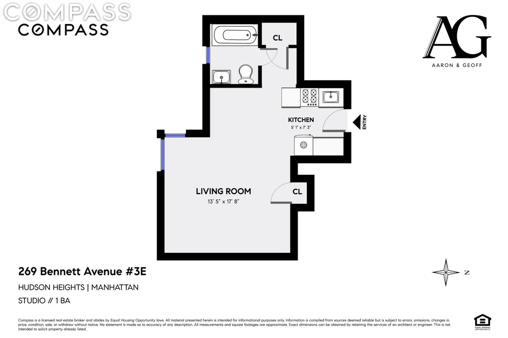 Unit for sale at 4523 Broadway, Manhattan, NY 10040