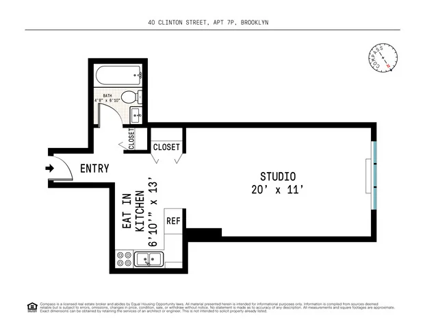 Unit for sale at 40 Clinton Street, Brooklyn, NY 11201