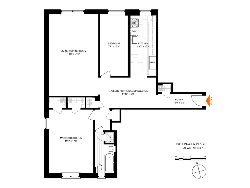 Unit for sale at 235 LINCOLN Place, Brooklyn, NY 11217