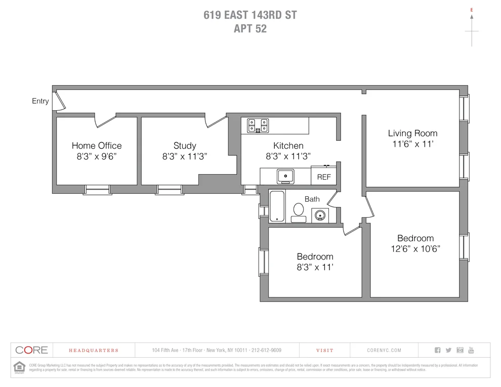 Unit for sale at 619 W 143RD Street, Manhattan, NY 10031