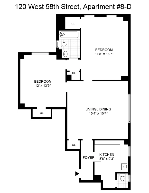 Unit for sale at 120 W 58th Street, Manhattan, NY 10019