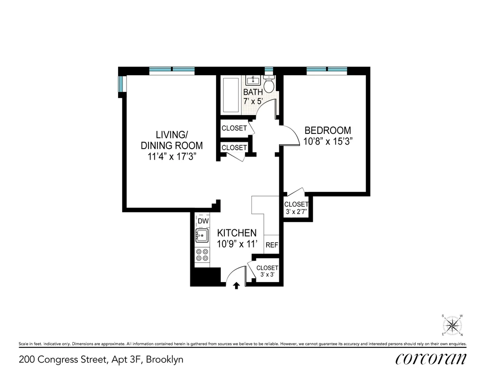 Unit for sale at 200 CONGRESS Street, Brooklyn, NY 11201