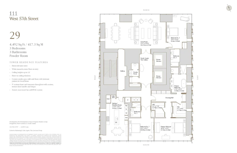 Unit for sale at 111 W 57TH Street, Manhattan, NY 10019