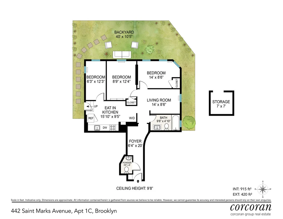 Unit for sale at 442 St Marks Avenue, Brooklyn, NY 11238