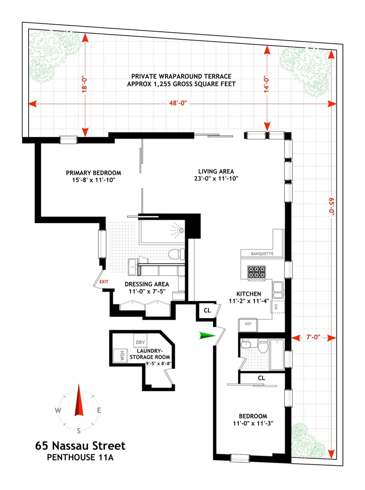 Unit for sale at 65 NASSAU Street, Manhattan, NY 10038