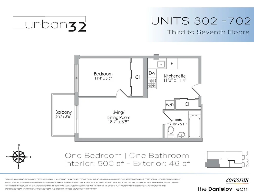 Unit for sale at 608 OCEAN Avenue, Brooklyn, NY 11226
