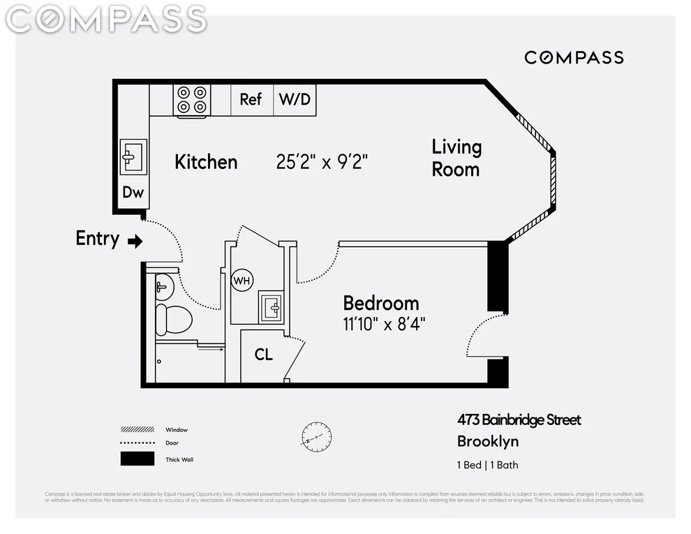 Unit for sale at 473 Bainbridge Street, Brooklyn, NY 11233