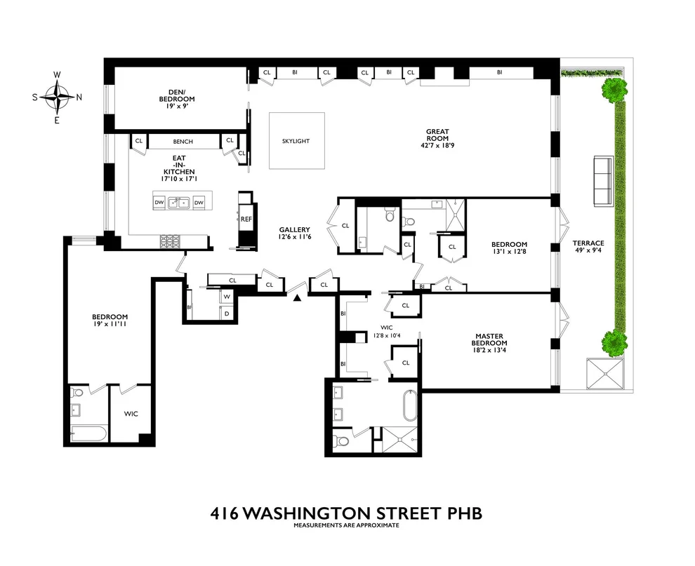 Unit for sale at 416 WASHINGTON Street, Manhattan, NY 10013