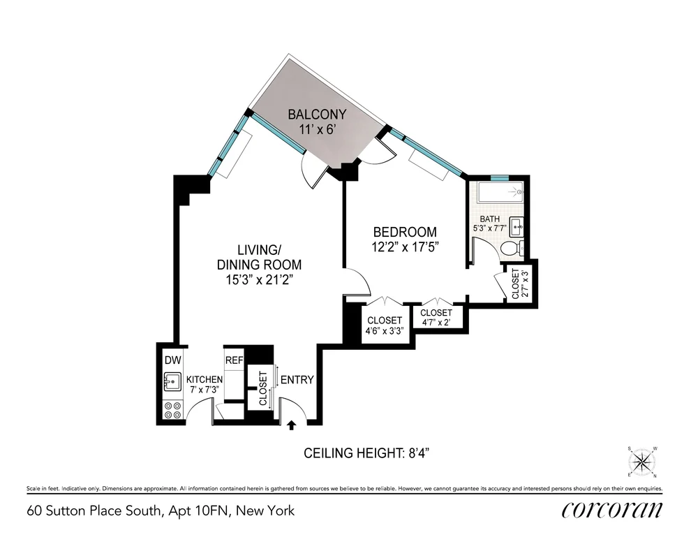 Unit for sale at 60 Sutton Place S, Manhattan, NY 10022