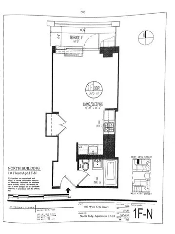 Unit for sale at 505 W 47th Street, Manhattan, NY 10036
