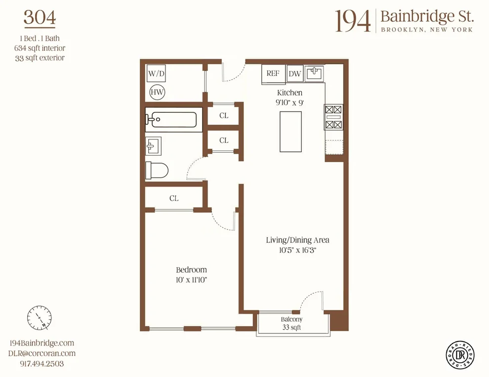 Unit for sale at 194 BAINBRIDGE Street, Brooklyn, NY 11233