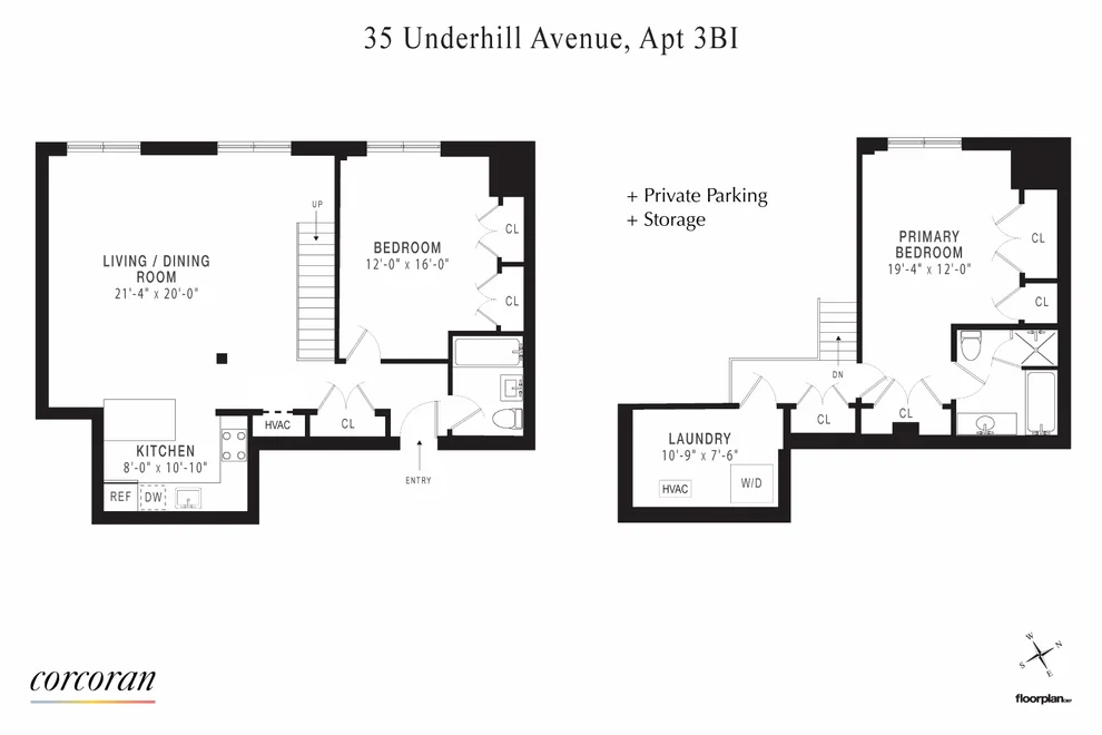 Unit for sale at 35 UNDERHILL Avenue, Brooklyn, NY 11238
