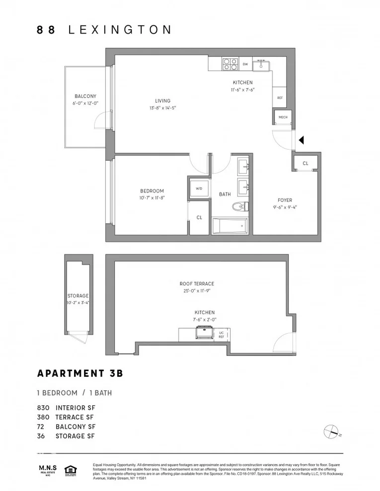 Unit for sale at 88 Lexington Avenue, Brooklyn, NY 11238