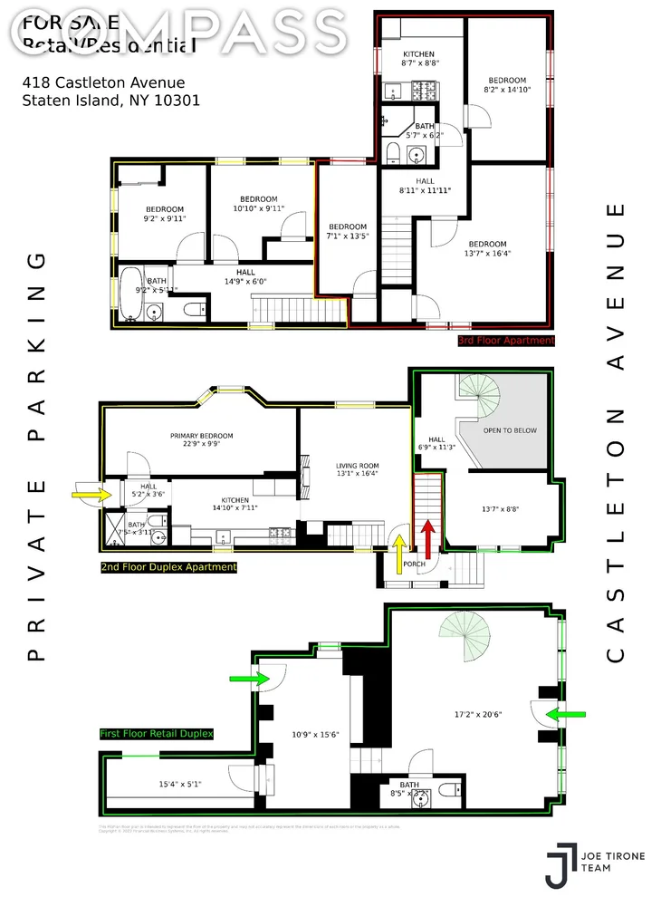 Unit for sale at 418 Castleton Avenue, StatenIsland, NY 10301