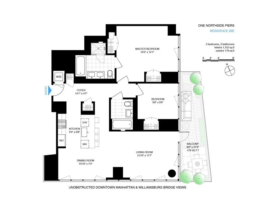 Unit for sale at 1 Northside Piers, Brooklyn, NY 11249