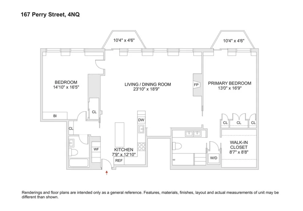 Unit for sale at 167 Perry Street, Manhattan, NY 10014