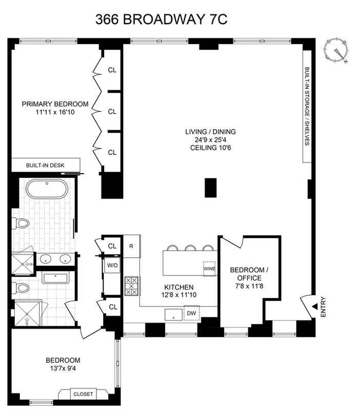 Unit for sale at 366 BROADWAY, Manhattan, NY 10013
