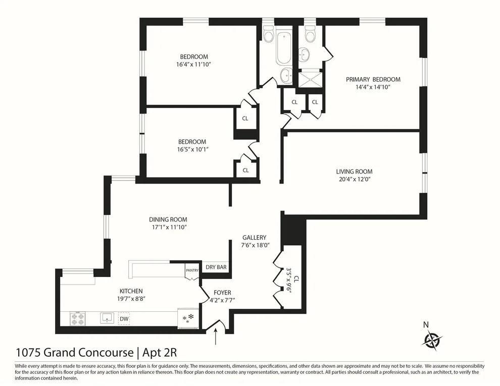 Unit for sale at 1075 GRAND CONCOURSE, Bronx, NY 10452