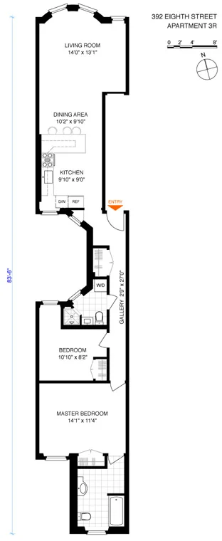 Unit for sale at 392 8th Street, Brooklyn, NY 11215