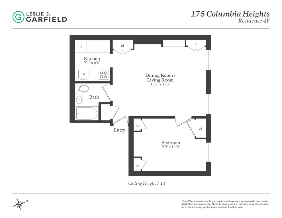 Unit for sale at 175 Columbia Heights, Brooklyn, NY 11201