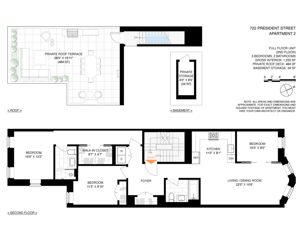Unit for sale at 722 PRESIDENT Street, Brooklyn, NY 11215