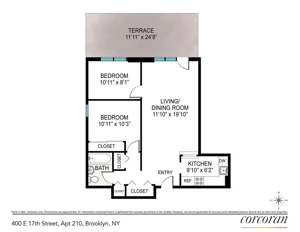 Unit for sale at 400 E 17th Street, Brooklyn, NY 11226