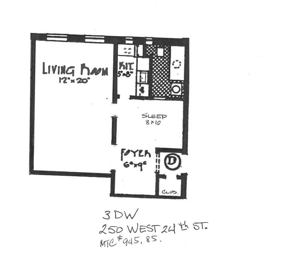 Unit for sale at 250 W 24th Street, Manhattan, NY 10011