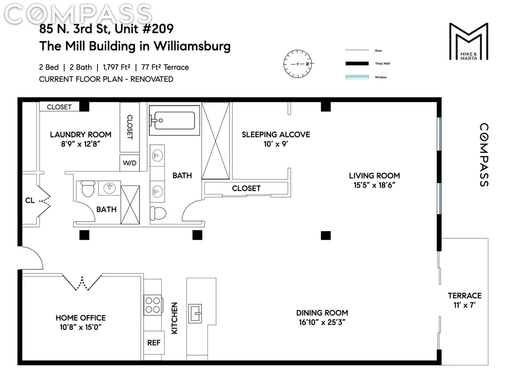 Unit for sale at 85 N 3rd Street, Brooklyn, NY 11249