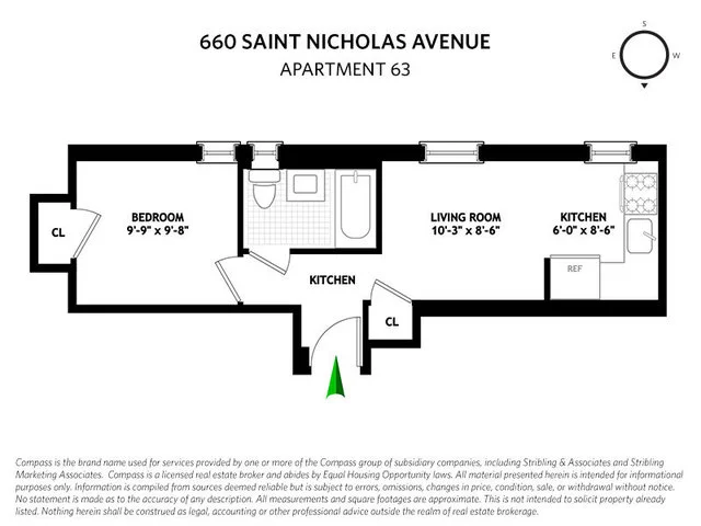 Unit for sale at 660 St Nicholas Avenue, Manhattan, NY 10031